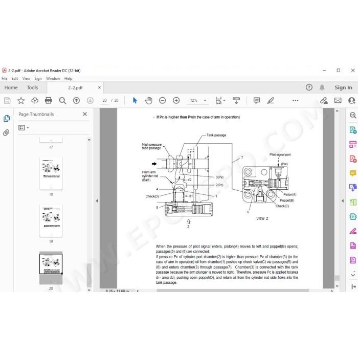 Hyundai Wheeled Excavator R170W-3 service manual