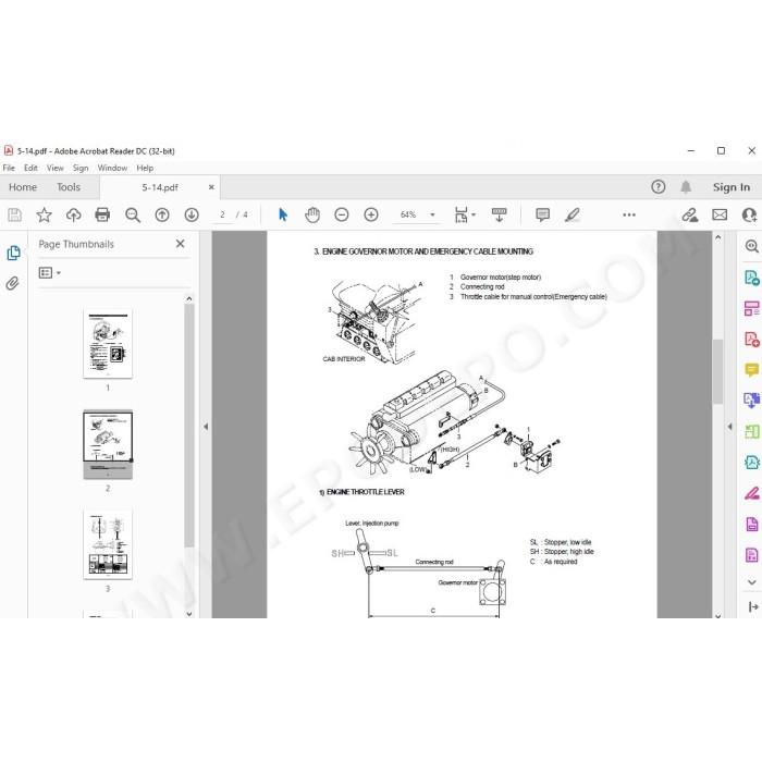 Hyundai Wheeled Excavator R170W-3 service manual