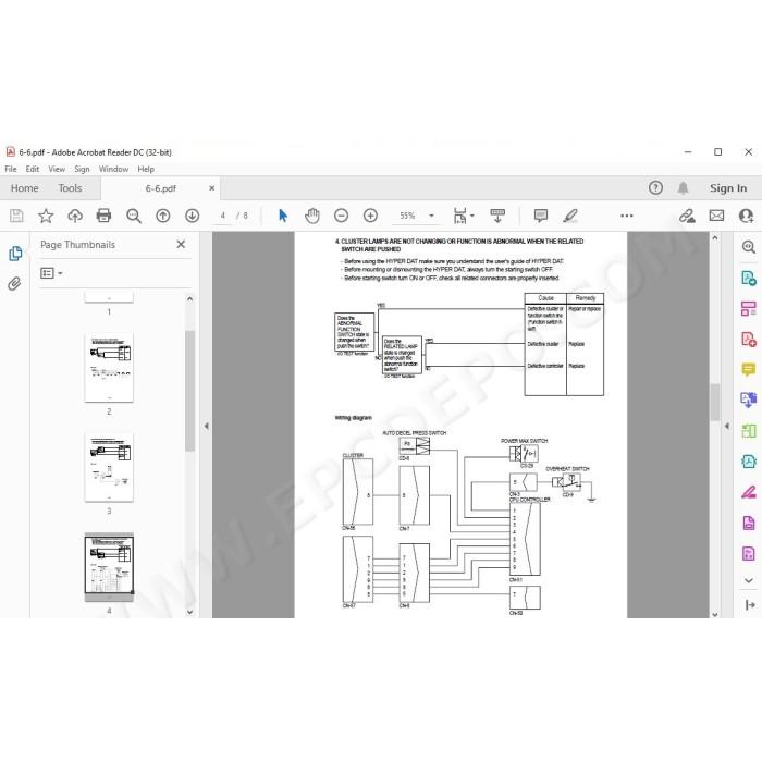 Hyundai Wheeled Excavator R170W-3 service manual