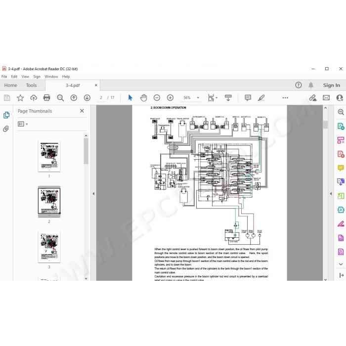 Hyundai Wheeled Excavator R200W-3 service manual