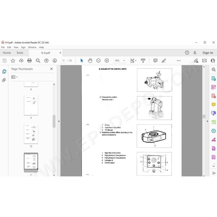 Hyundai Wheeled Excavator R200W-3 service manual
