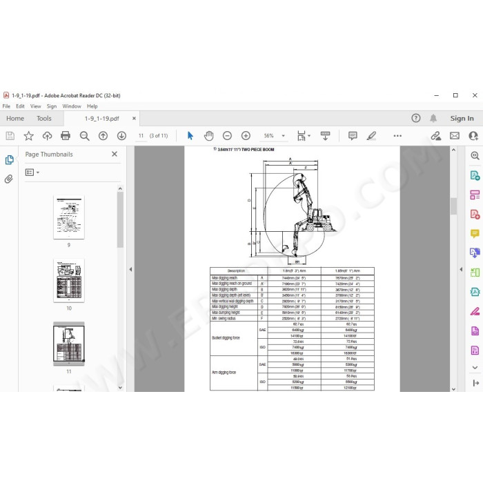 Hyundai Wheeled Excavator R95W-3 service manual