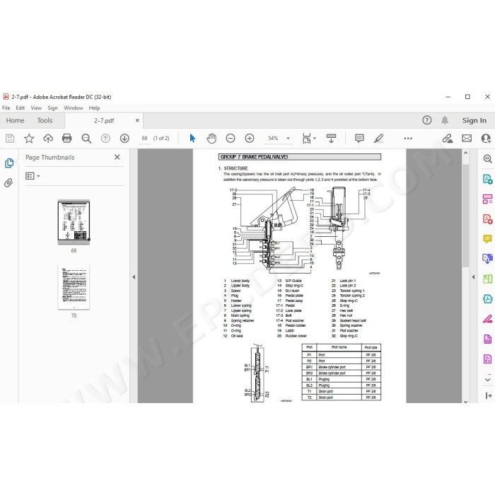 Hyundai Wheeled Excavator R140W-7 R140W-7A service manual