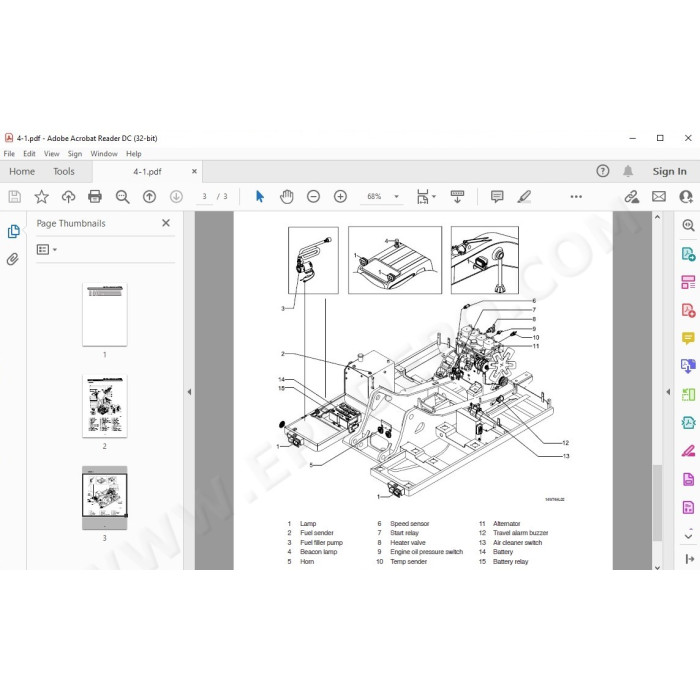 Hyundai Wheeled Excavator R140W-7 R140W-7A service manual
