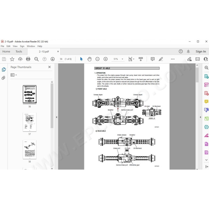 Hyundai Wheeled Excavator R55W-7 R55W-7A service manual