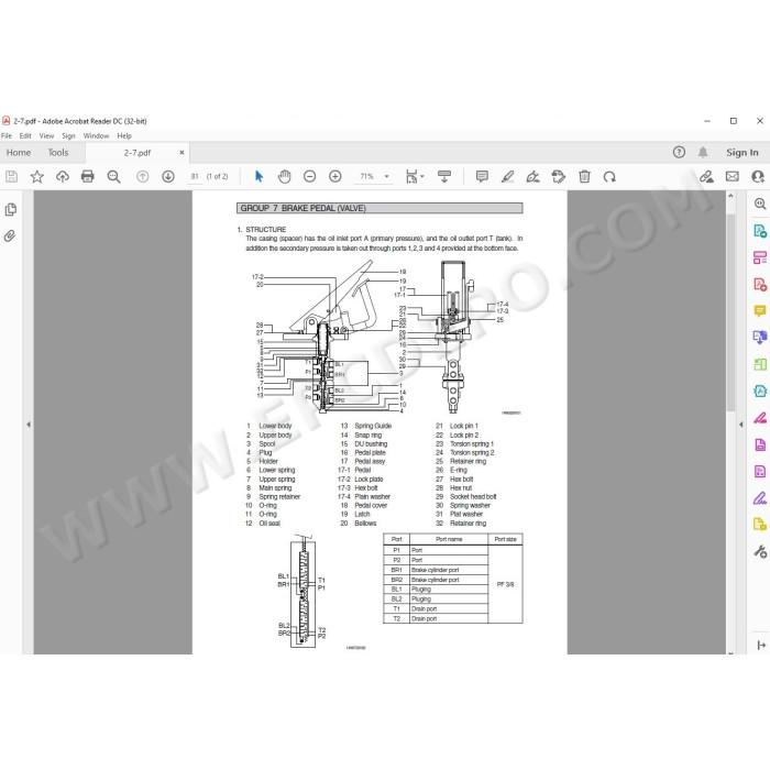 Hyundai Wheeled Excavator R160W-9A service manual