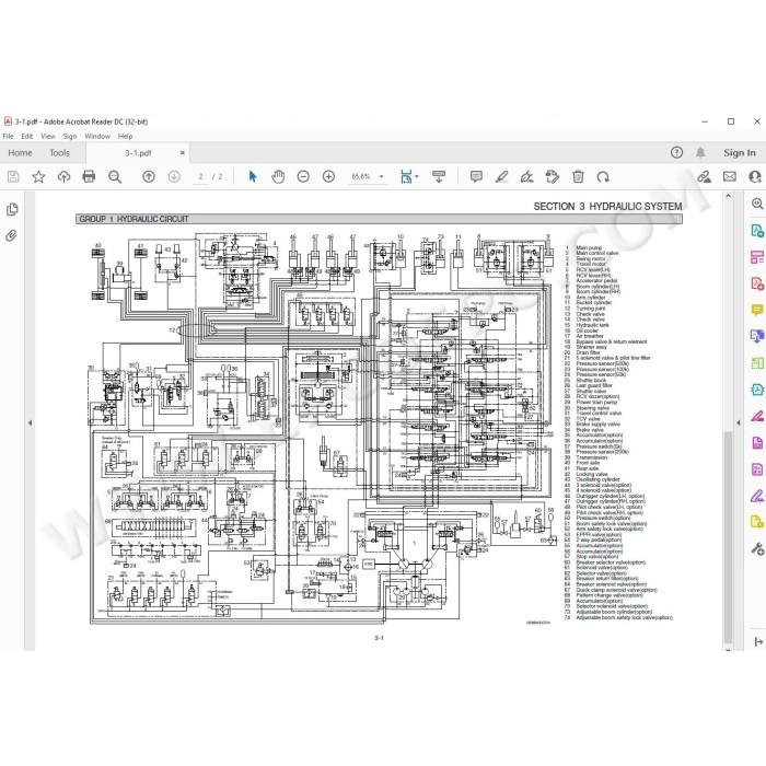 Hyundai Wheeled Excavator R160W-9A service manual
