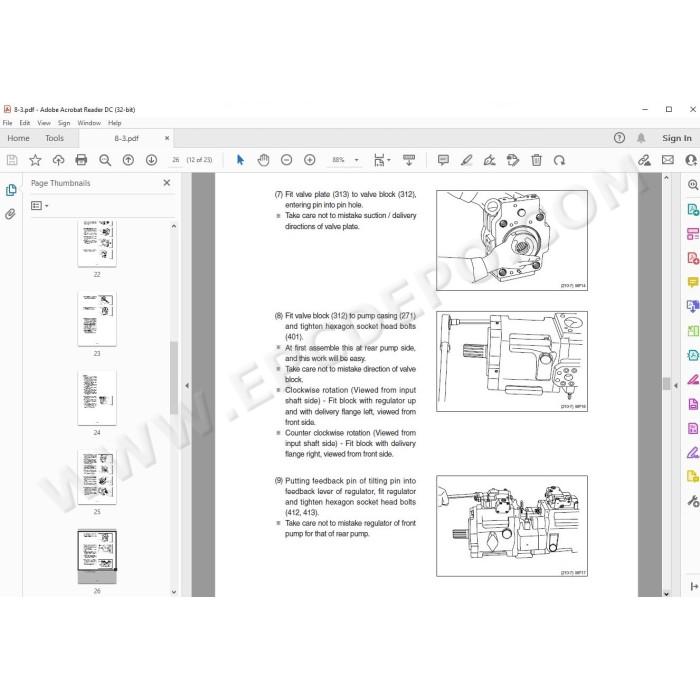 Hyundai Wheeled Excavator R160W-9A service manual
