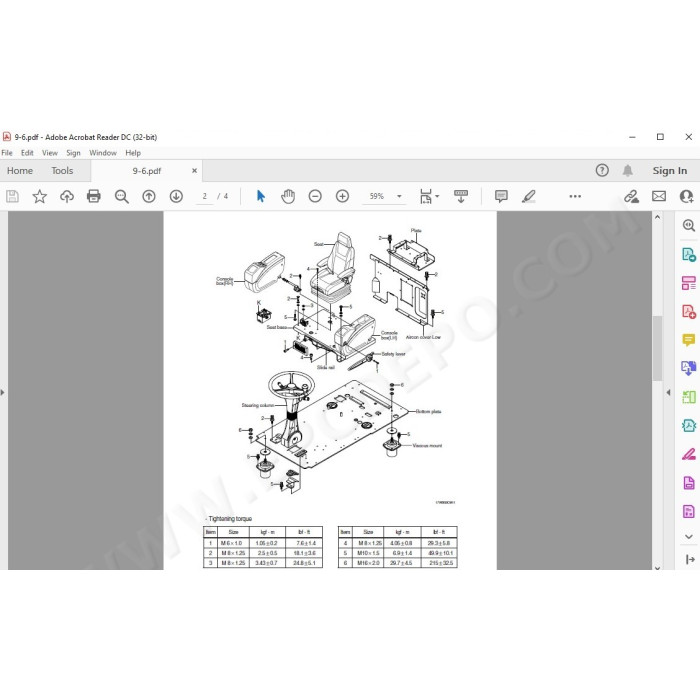 Hyundai Wheeled Excavator R170W-9 R170W-9S service manual