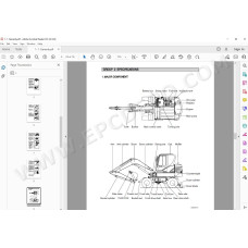 Hyundai Wheeled Excavator R55W-9 R55W-9A service manual