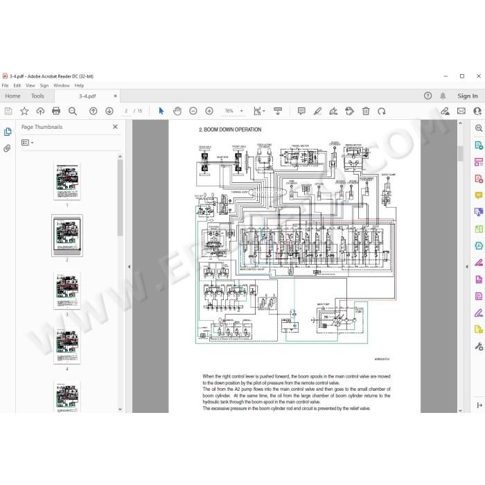 Hyundai Wheeled Excavator R60W-9S service manual