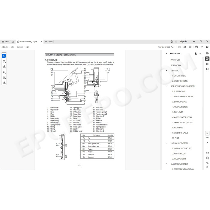 Hyundai Wheeled Excavator R60WVS PRO service manual