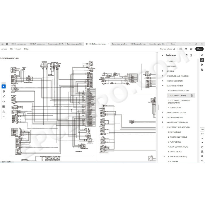 Hyundai Crawler Excavator HX140A L HX140L HX140LC HX140LT3 service manual