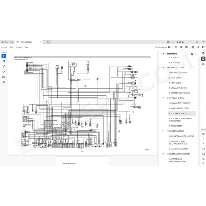 Hyundai Crawler Excavator HX17A Z service manual
