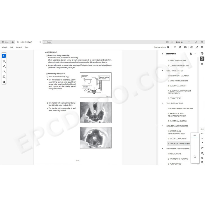 Hyundai Crawler Excavator HX17A Z service manual