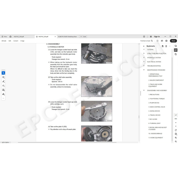 Hyundai Crawler Excavator HX27AZ service manual