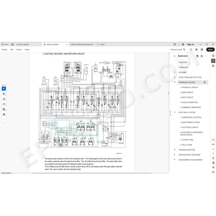 Hyundai Crawler Excavator HX27AZ service manual