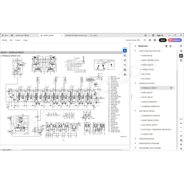 Hyundai Crawler Excavator HX40A service manual