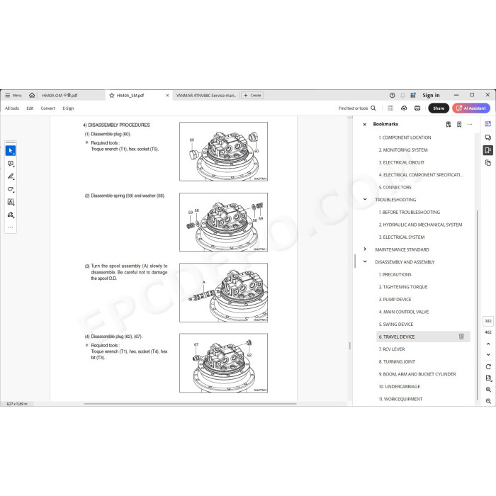 Hyundai Crawler Excavator HX40A service manual
