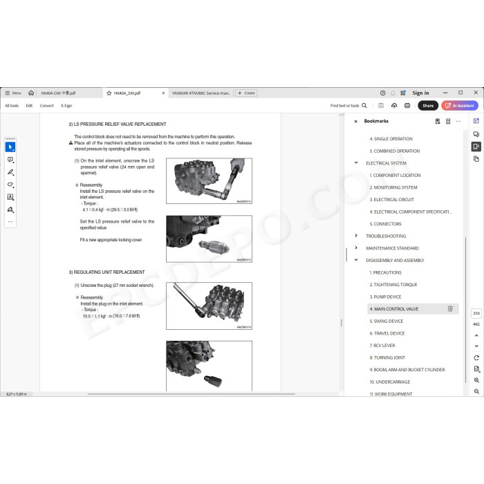 Hyundai Crawler Excavator HX40A service manual