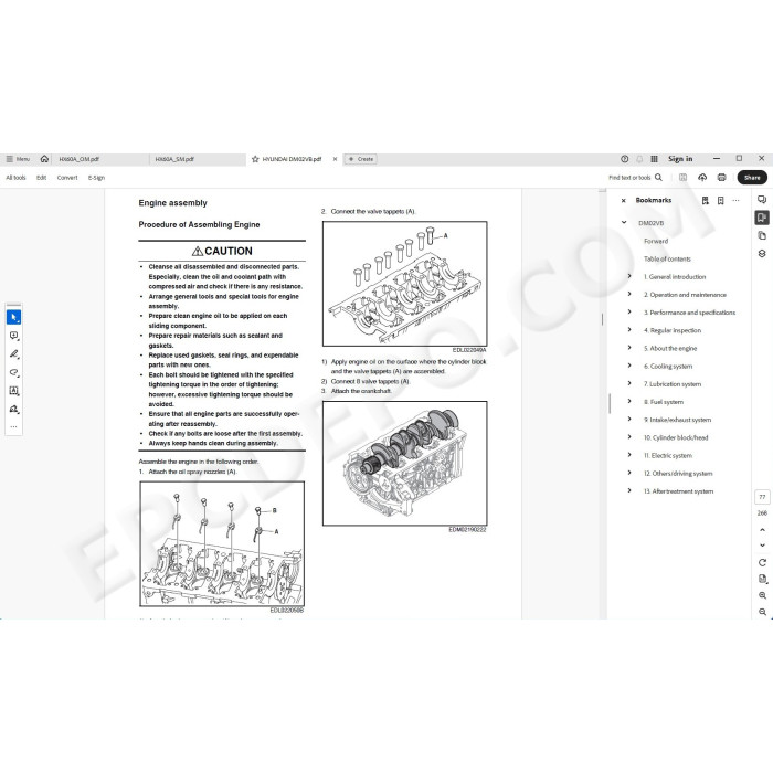 Hyundai Crawler Excavator HX60A service manual