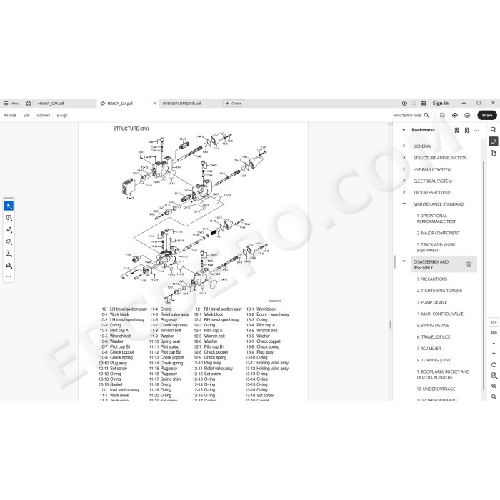 Hyundai Crawler Excavator HX60A service manual