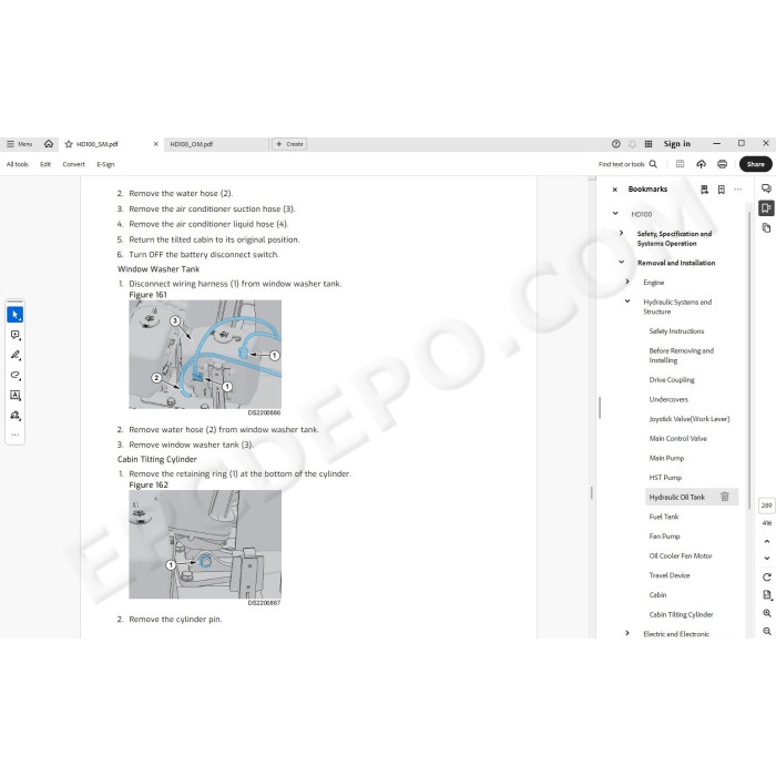 Hyundai Dozer HD100 service repair manual