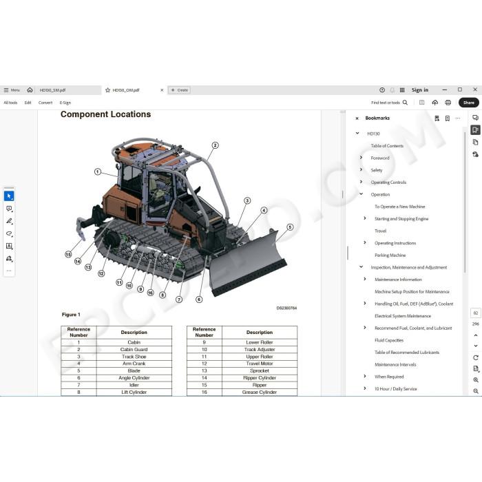 Hyundai Dozer HD130 service repair manual