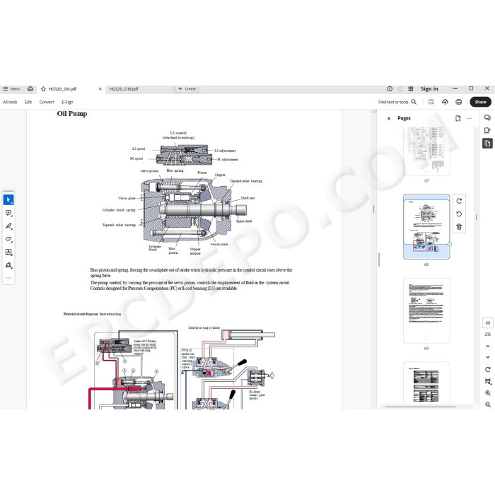Hyundai Motor Grader HG320 service manual