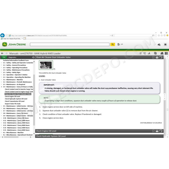 John Deere Service Advisor CF Construction and Forestry 5.3 2025