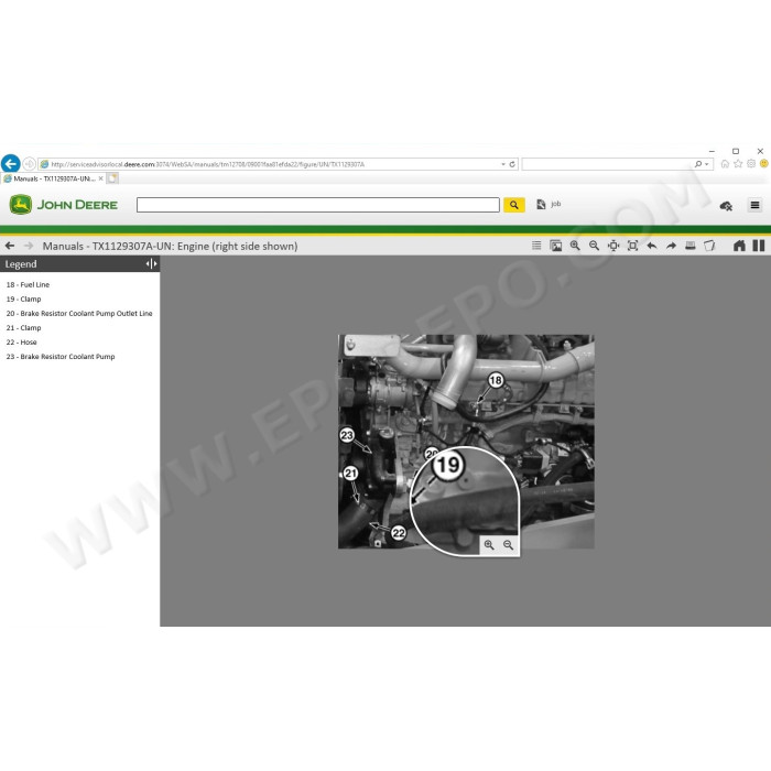 John Deere Service Advisor CF Construction and Forestry 5.3 2025