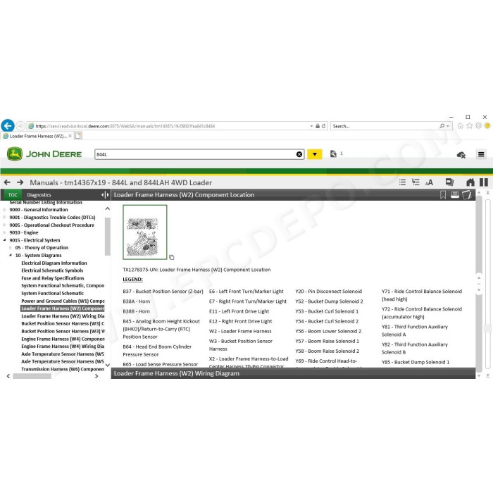 John Deere Service Advisor CF Construction and Forestry 5.3 2025