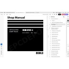 Komatsu Articulated Dump Truck HM250-2 service & repair manual