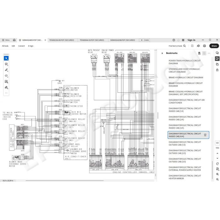 Komatsu Articulated Dump Truck HM300-1 service & repair manual