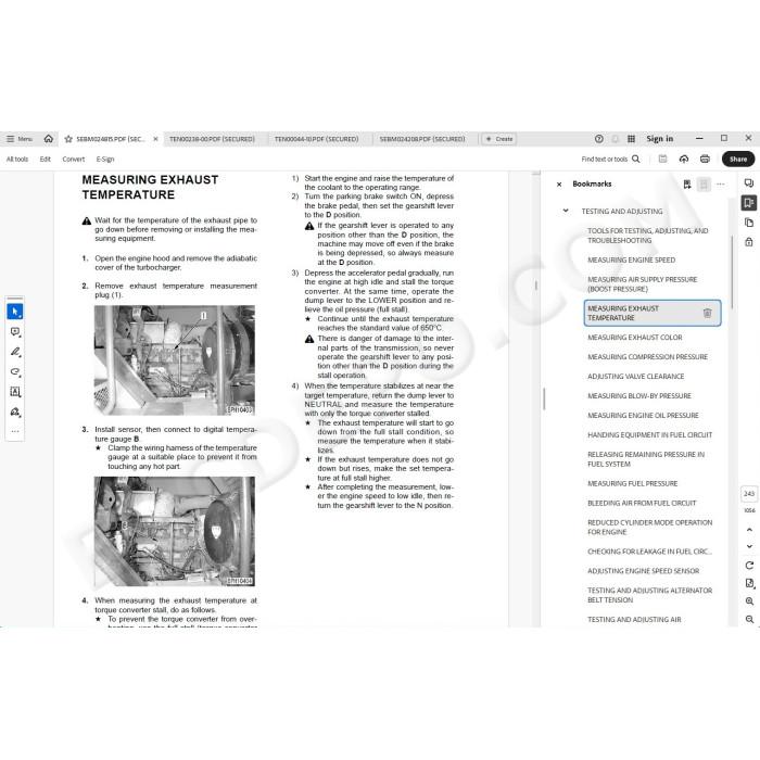 Komatsu Articulated Dump Truck HM300-1 service & repair manual
