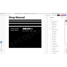 Komatsu Articulated Dump Truck HM300-5 service & repair manual