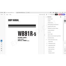 Komatsu Backhoe Loader WB91R-5 service & repair manual