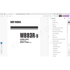 Komatsu Backhoe Loader WB93R-5 service & repair manual