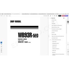 Komatsu Backhoe Loader WB93R-5E0 service & repair manual