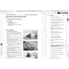 Komatsu Backhoe Loader WB93S-5E0 service & repair manual
