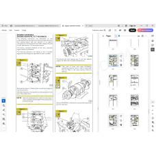 Komatsu Backhoe Loader WB93S-5E0 service & repair manual