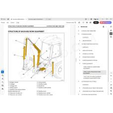 Komatsu Backhoe Loader WB93S-8E0 service & repair manual