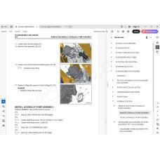 Komatsu Backhoe Loader WB93S-8E0 service & repair manual