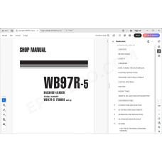 Komatsu Backhoe Loader WB97R-5 service & repair manual