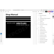 Komatsu Backhoe Loader WB97R-8E0 service & repair manual
