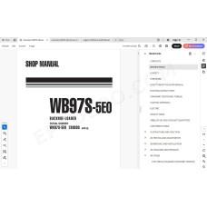 Komatsu Backhoe Loader WB97S-5E0 service & repair manual
