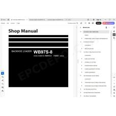 Komatsu Backhoe Loader WB97S-8 service & repair manual