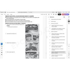 Komatsu Backhoe Loader WB97S-8E0 service & repair manual
