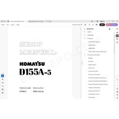 Komatsu Bulldozer D155A-5 service & repair manual