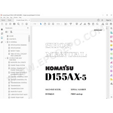 Komatsu Crawler Dozer D155AX-5 service & repair manual